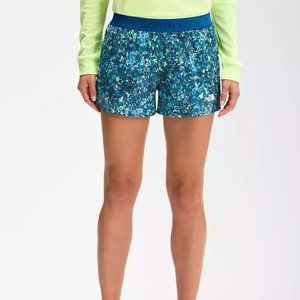 North Face Printed Wander Shorts Size Medium